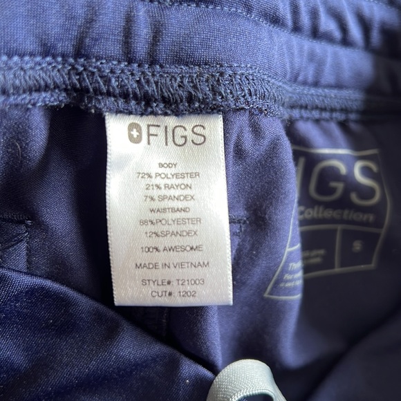 Figs Livingston scrub pants Navy Small - Picture 7 of 7